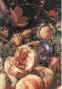 HEEM, Cornelis de Still-Life with Flowers and Fruit (detail) sg Spain oil painting reproduction